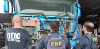 Agentes da DEIC, PRF e Guarda-municipal durante 53ª edição da Operação 311