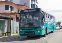 São José abre consulta pública para novo modelo de transporte coletivo Foto de ônibus simbolizando o transporte coletivo de São José