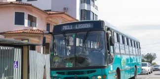 Foto de ônibus simbolizando o transporte coletivo de São José