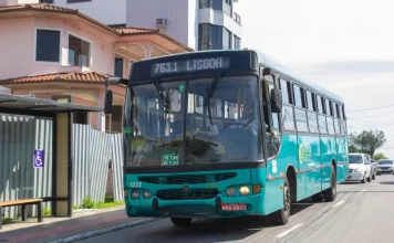 Foto de ônibus simbolizando o transporte coletivo de São José