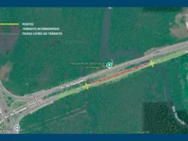 Avenida da Saudade terá interdição parcial por 45 dias em Florianópolis Mapa com os pontos de interdição na Avenida da Saudade