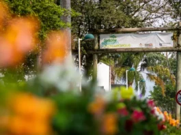 Entrada do Jardim Botânico de Florianópolis, que completa 10 anos com programação especial e inauguração da primeira etapa do Jardim Japonês.