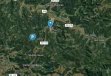 Helicóptero com cantor Rick desaparece em Santa Catarina Mapa da área de buscas pelo helicóptero com o cantor Rick mostra o sinal de celular de um dos ocupantes e o último ponto emitido pela aeronave.