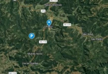 Helicóptero com cantor Rick desaparece em Santa Catarina Mapa da área de buscas pelo helicóptero com o cantor Rick mostra o sinal de celular de um dos ocupantes e o último ponto emitido pela aeronave.
