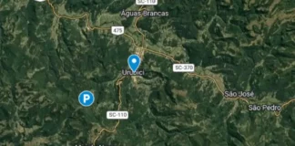 Mapa da área de buscas pelo helicóptero com o cantor Rick mostra o sinal de celular de um dos ocupantes e o último ponto emitido pela aeronave.