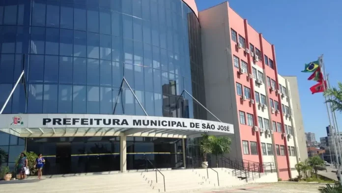 prefeitura-sao-jose-1200x675 Fachada da Prefeitura de São José, responsável pela mudança do plano de saúde dos servidores municipais e seus dependentes.